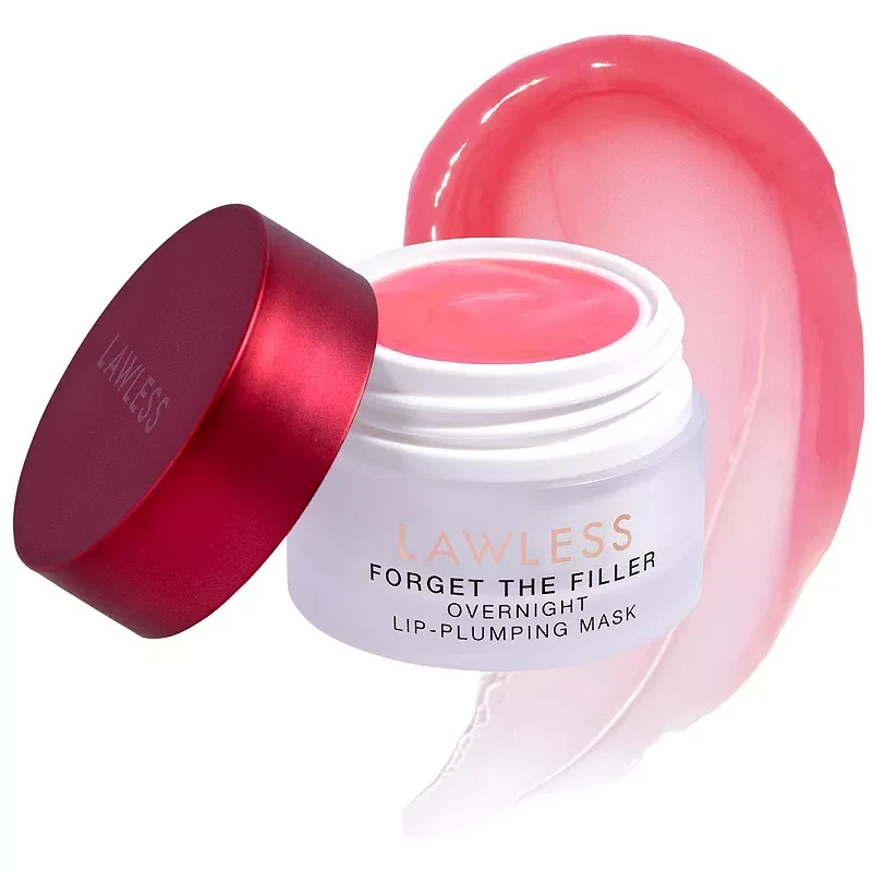 🌸 LAWLESS 🌸 Forget The Filler Overnight Lip Plumping Mask – NIB
