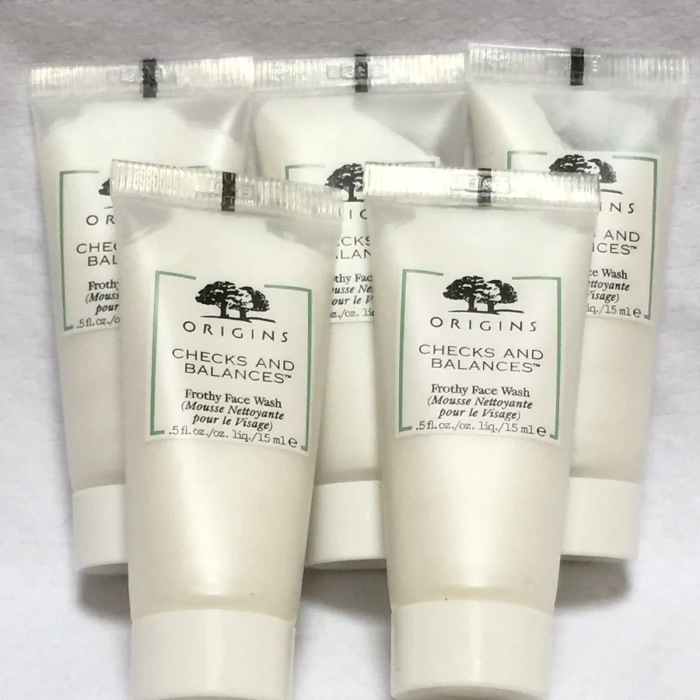 8 pack Origins Checks and Balances Frothy Face Wash .5oz NEW