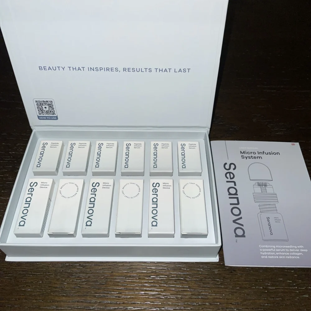 NEW Seranova Micro Needle for Skin w/collagen/hyaluronic 3 Month Supply 2028