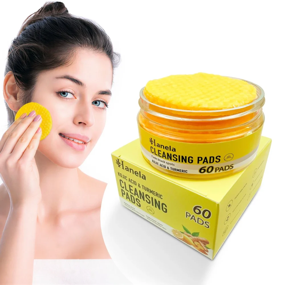 turmeric kojic acid cleansing pads