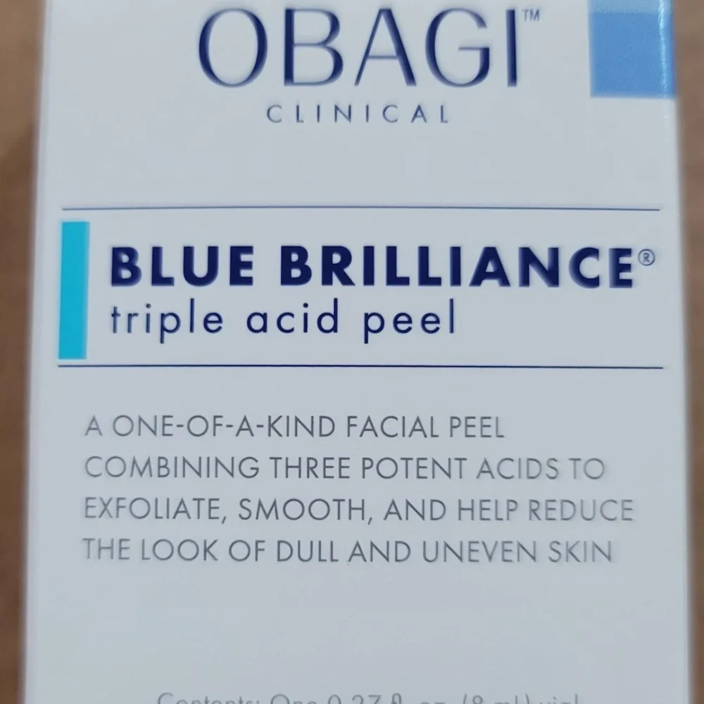 OBAGI Clinical Blue Brilliance Triple Acid Peel 0.27fl.oz. 8ml ONE ONLY