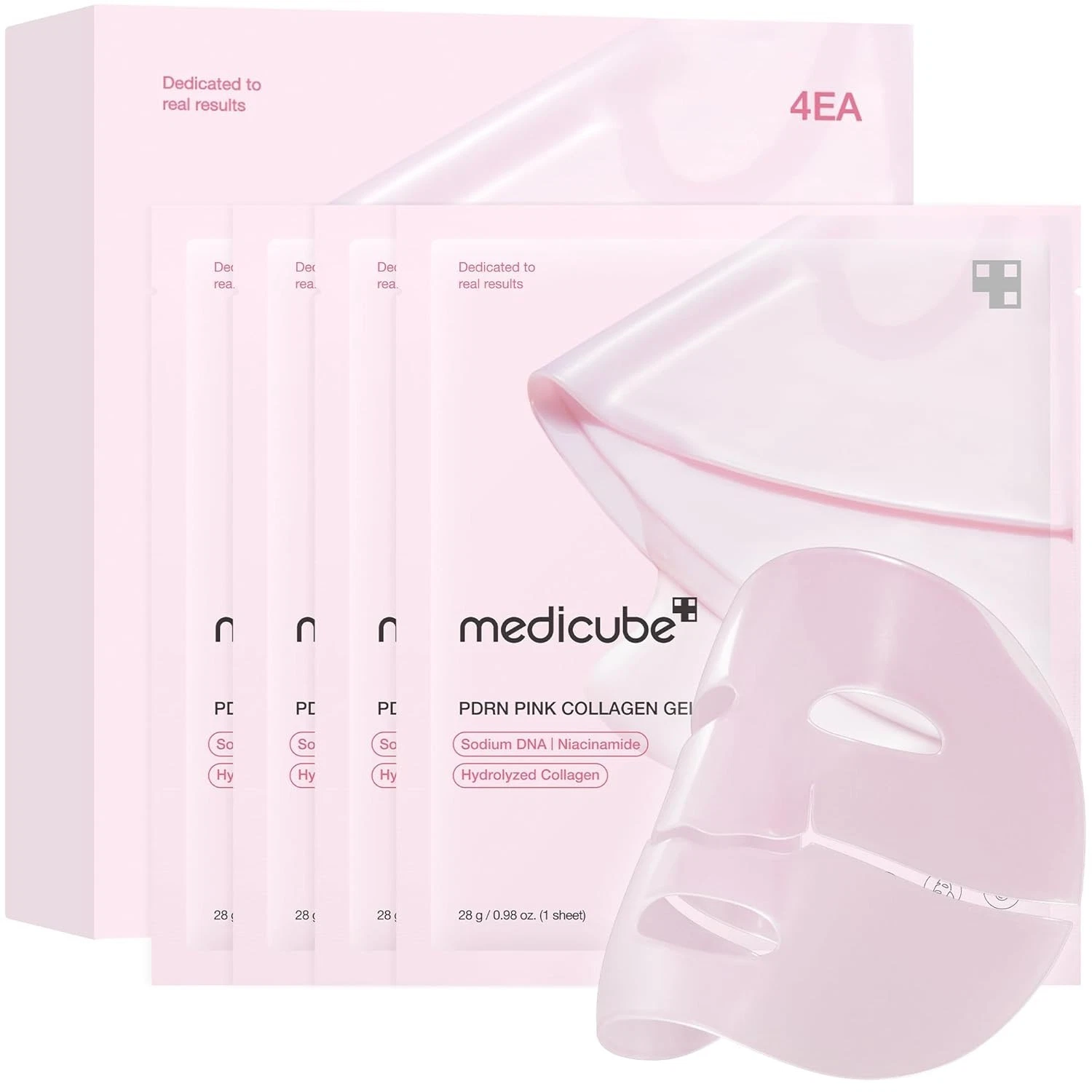 medicube Salmon DNA PDRN pink collagen jelly gel mask | overnight face mask for